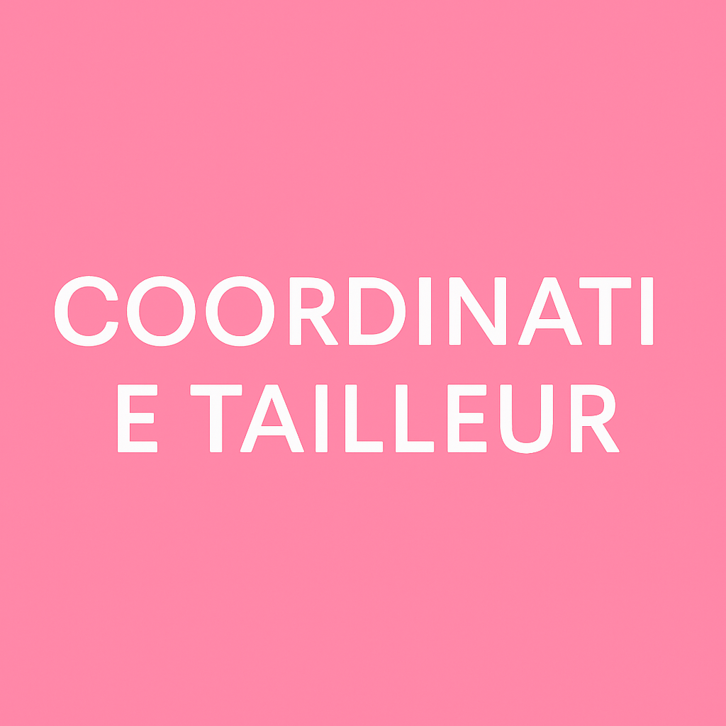 Coordinati e tailleur