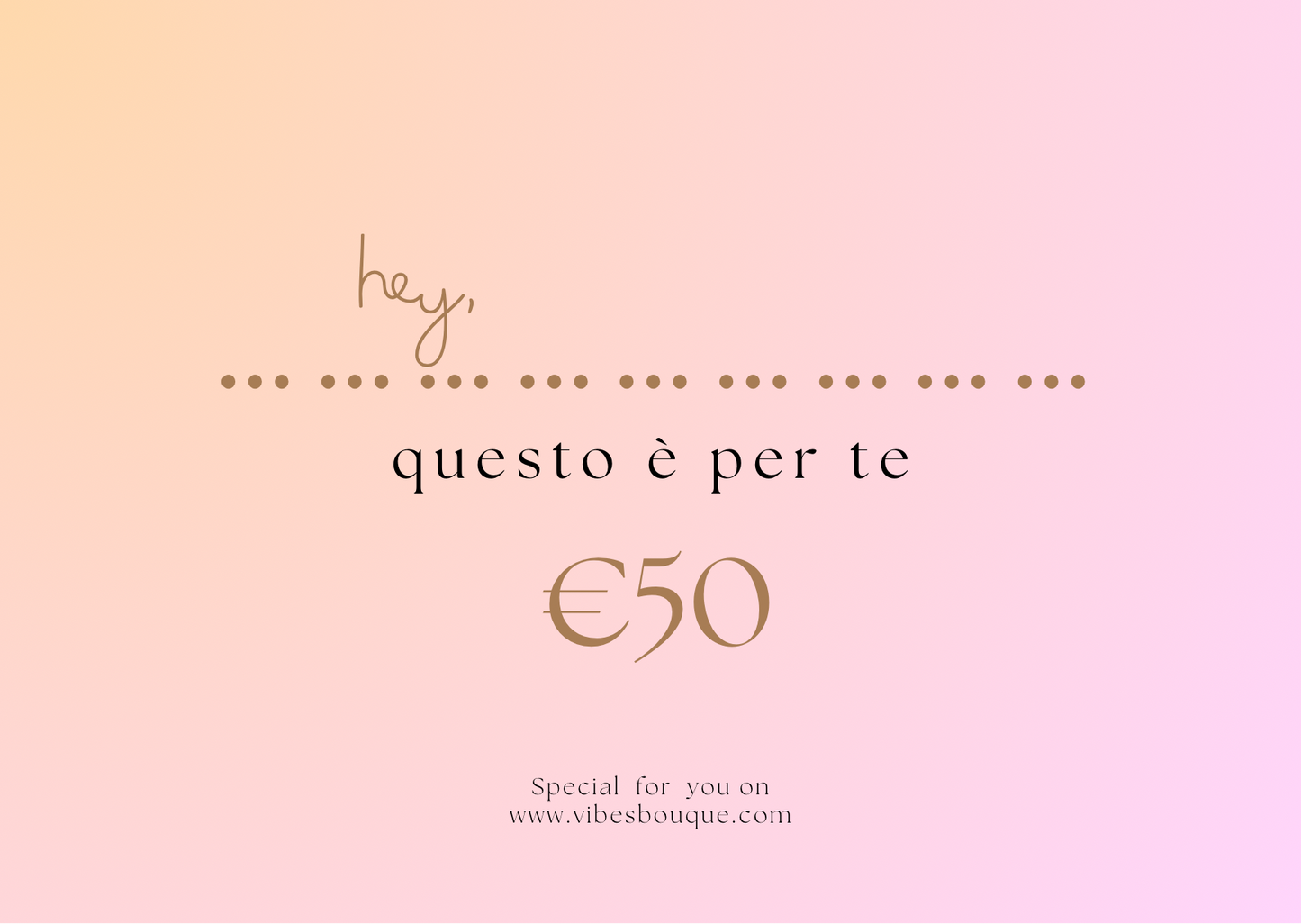 VIBES e-Gift CARD