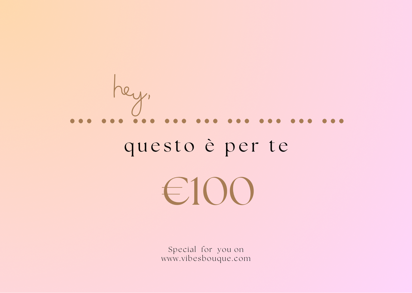 VIBES e-Gift CARD