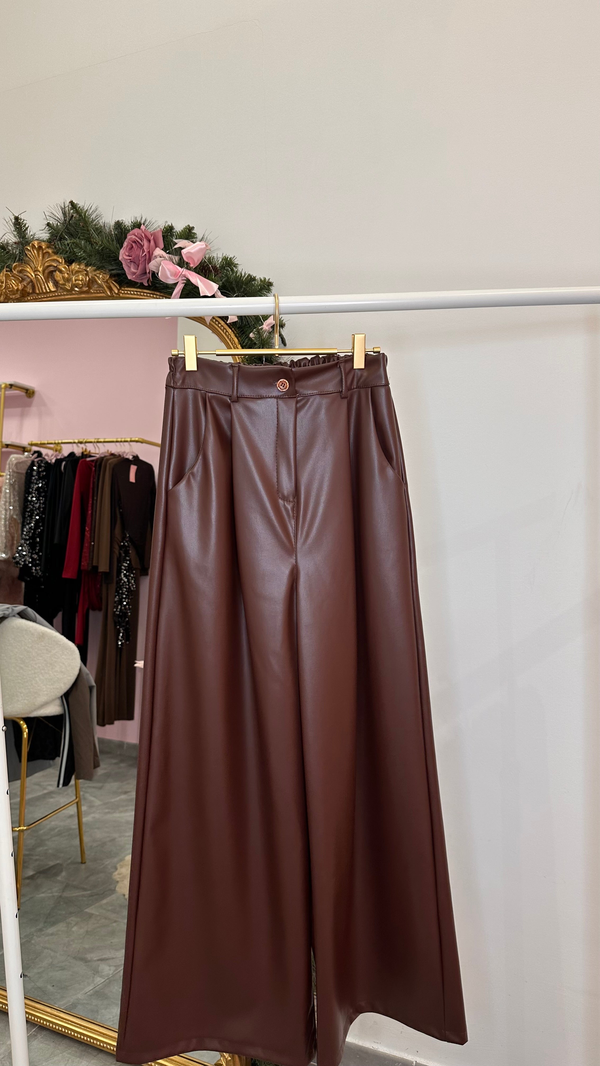 Pantalone simil pelle