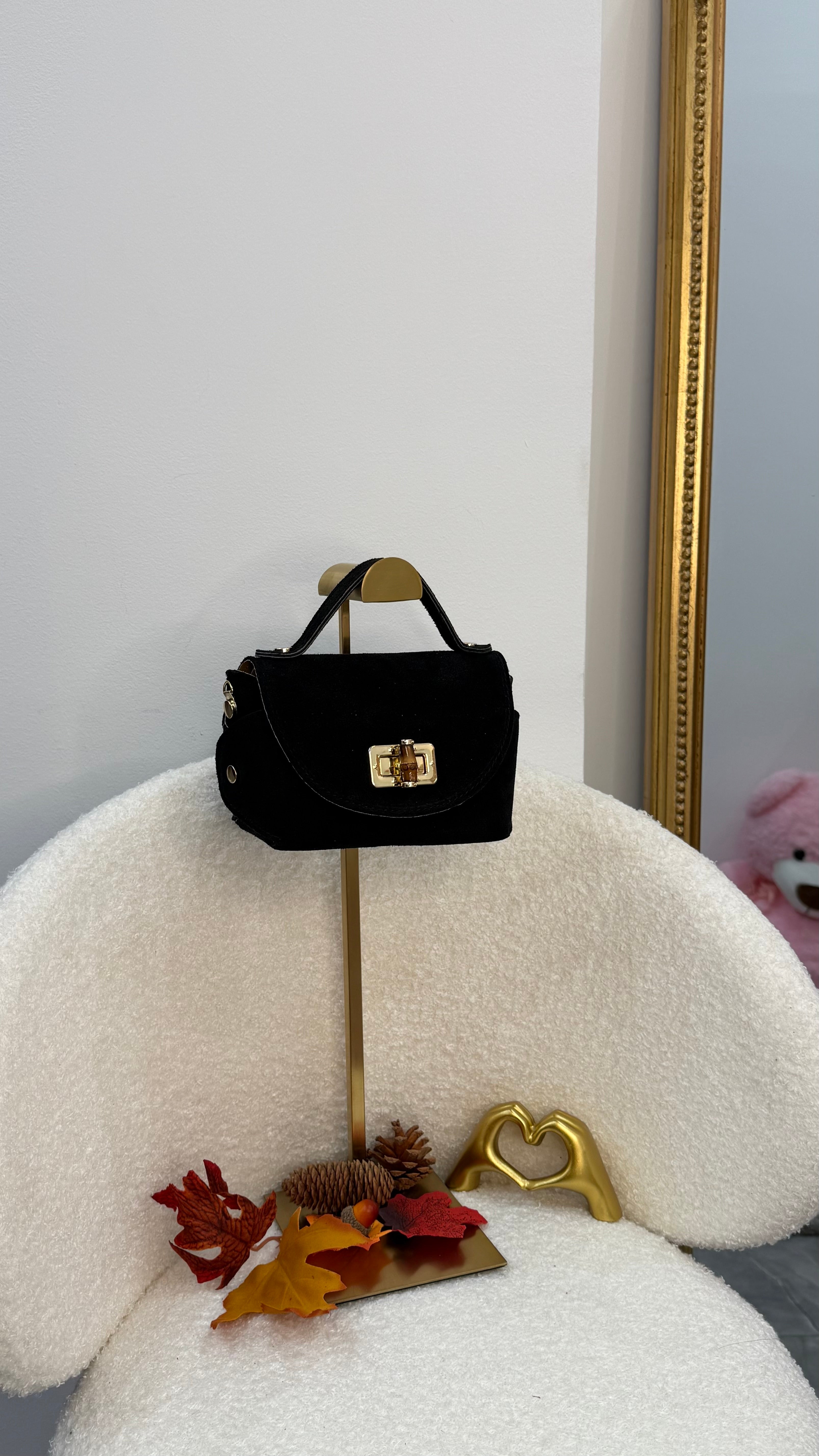 Borsa Moncoeur Suede