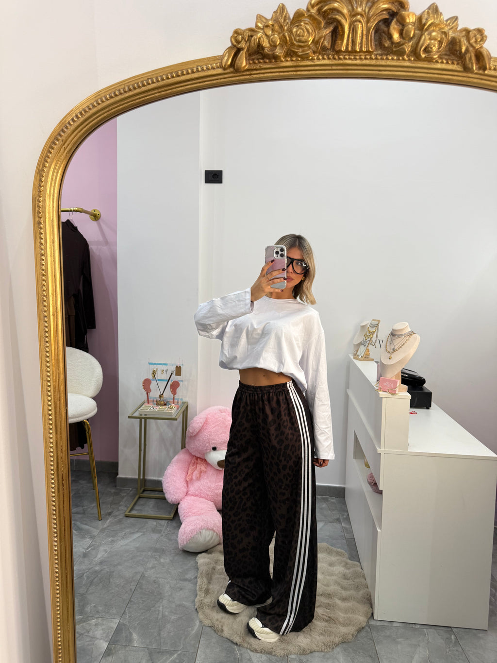 Pantatuta straight leopardato