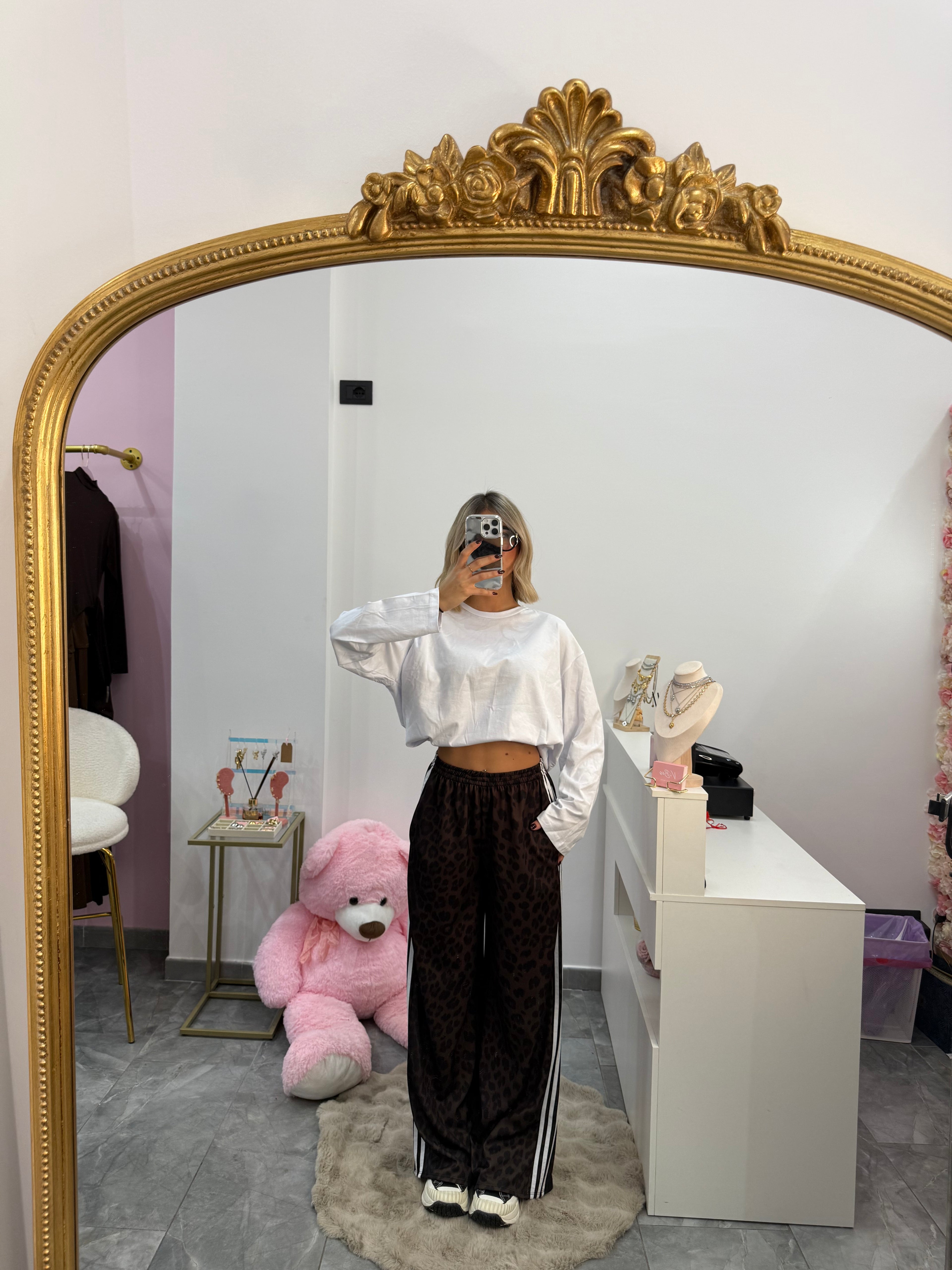 Pantatuta straight leopardato