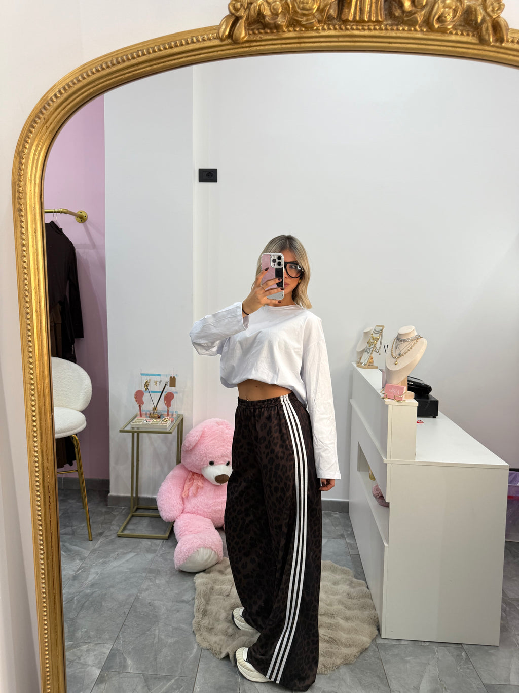 Pantatuta straight leopardato