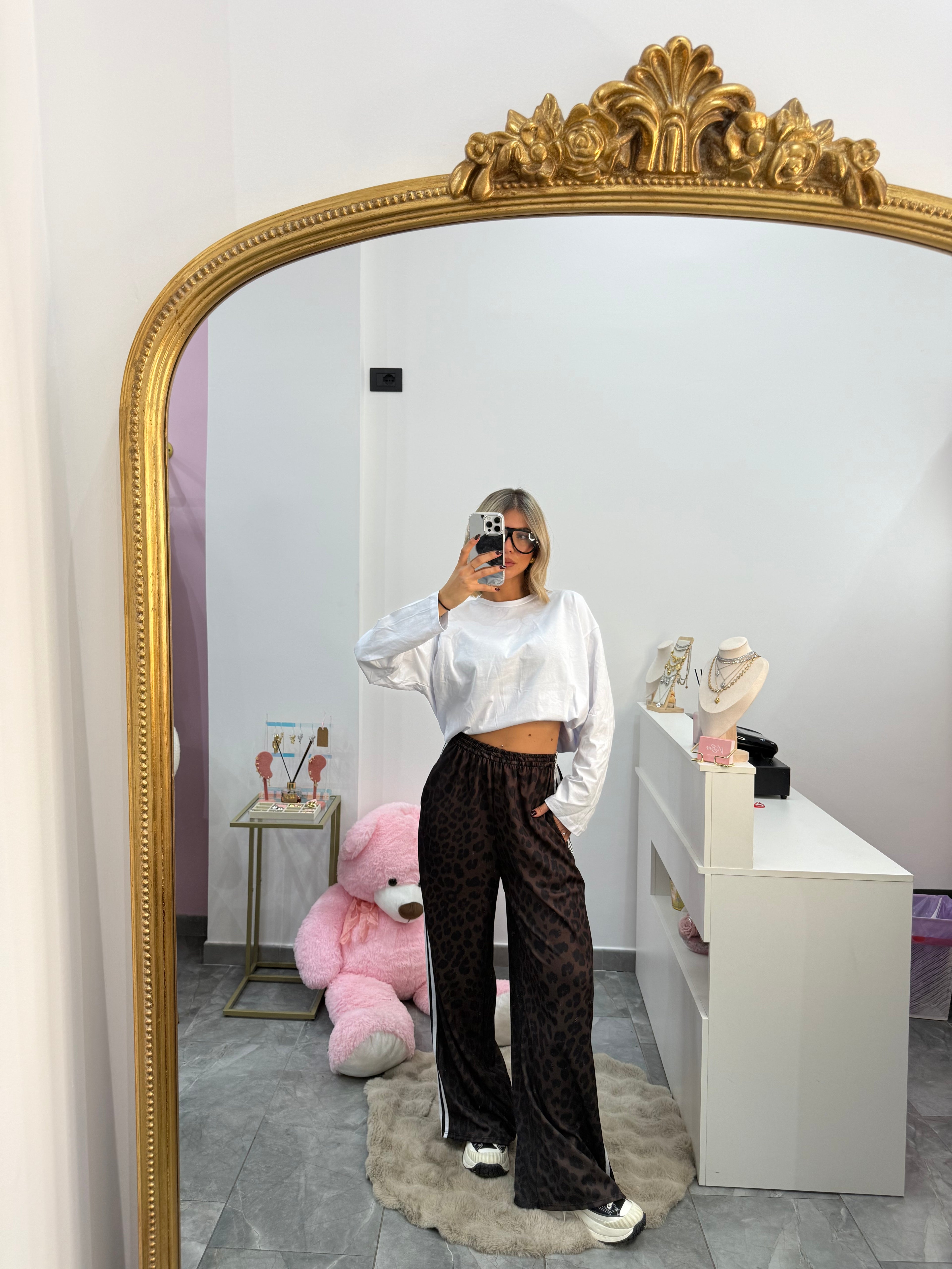 Pantatuta straight leopardato