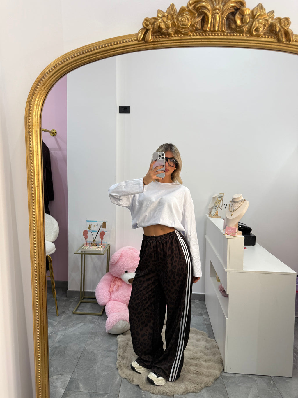 Pantatuta straight leopardato